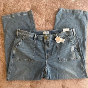 NWT Lane Bryant signature fit wide leg jeans